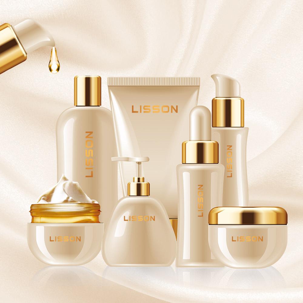 Glass Skincare Bottle Set