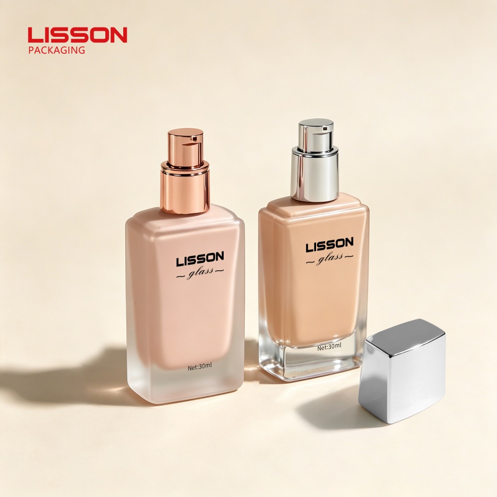 30ml Flat-Square Liquid Foundation Bottle 30ml Flat-Square Liquid Foundation Bottle