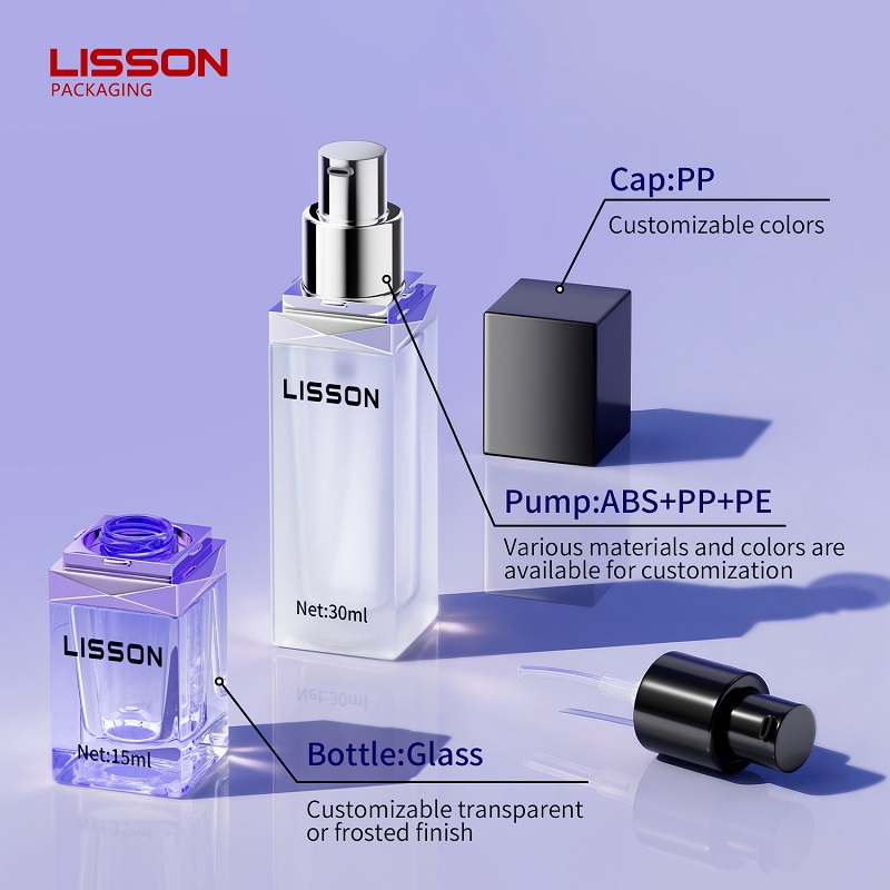 Luxury Cosmetic Glass Bottle