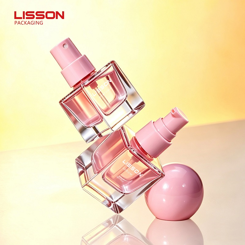 Square Glass Perfume Bottle Square Glass Perfume Bottle