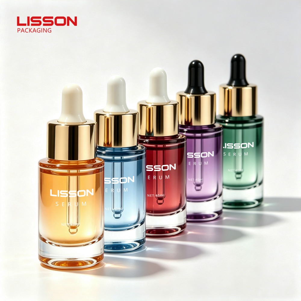Luxury Round Glass Dropper Bottle