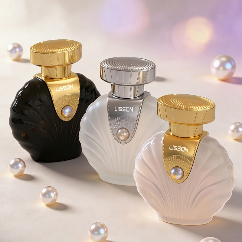 Luxury Shell Glass Perfume Bottle