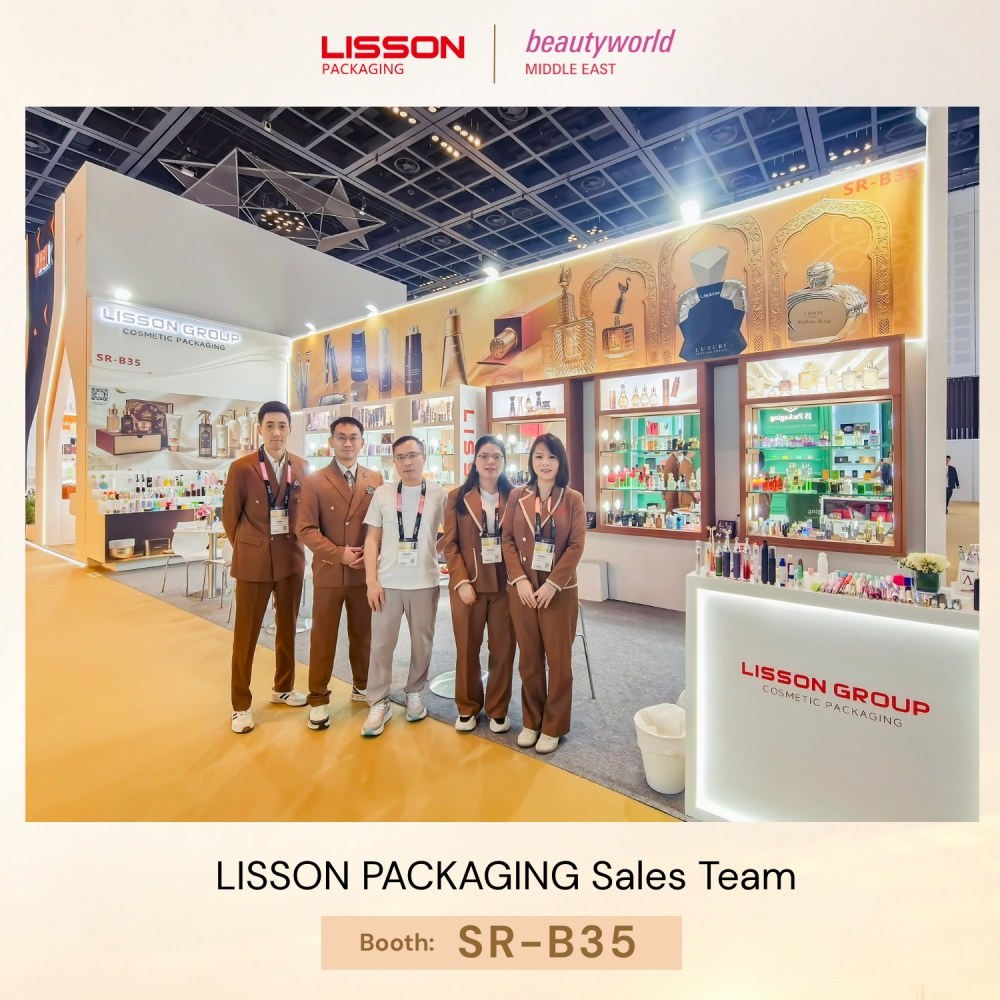 Lisson Packaging은 Beautyworld Middle East에서 고급 유리 포장 솔루션을 선보입니다.